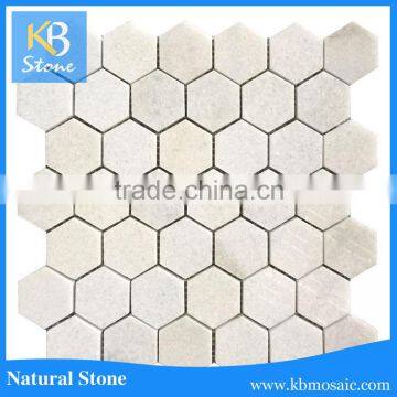 Low and cheap crystal white mosaic in China