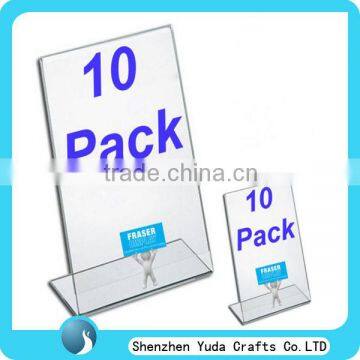 acrylic tabletop menu display stand,acrylic display for menu