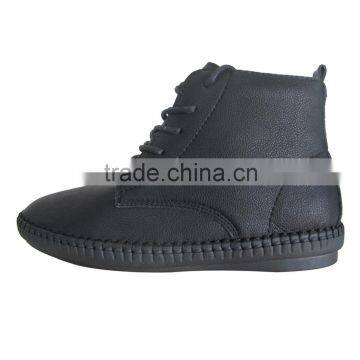 Wholesale China Shoes From Factory Soft Leather Mark Thread Lady Shoes Fashion Style Woman Shoe