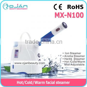 beauty salon equipment Ozone skin Cleaning hot and cold Facial Steamer Machine