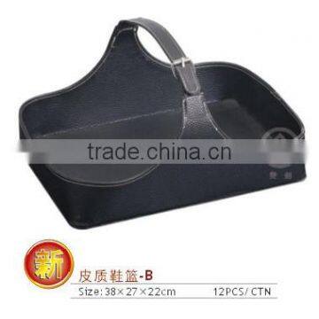 Plastic shoe basket for storing products