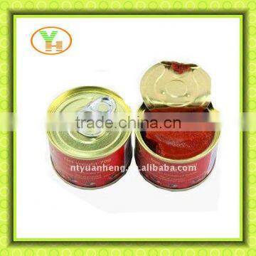 70-4500g canned tomato paste 28-30% factory making for the world