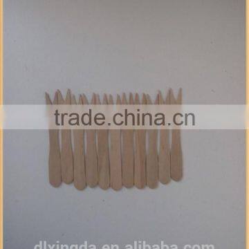 85mm Long Disoisable Wooden Fork, Fruit Fork, Apple Fork photo-3