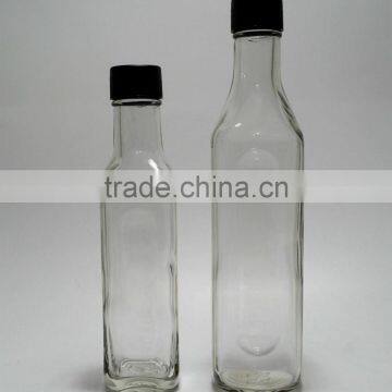 250ml/400ml glass spice bottle with plastic cap