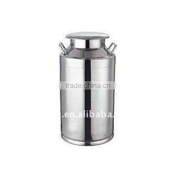 Stainless steel milk barrels