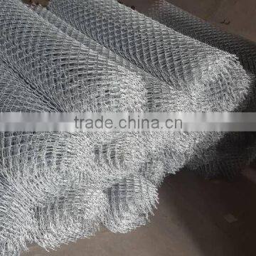 Diamond 65x65mm Hot Dip Galvanized Wire Woven Diamond Mesh Chainlink Fence photo-3