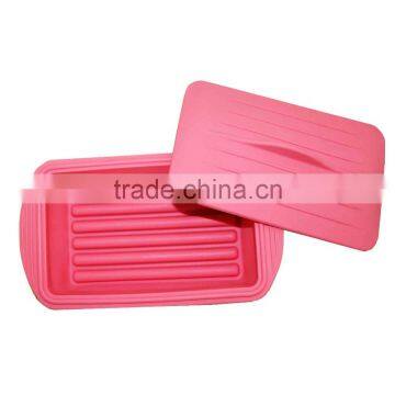 Chinese OEM silicone take away lunch box with lid