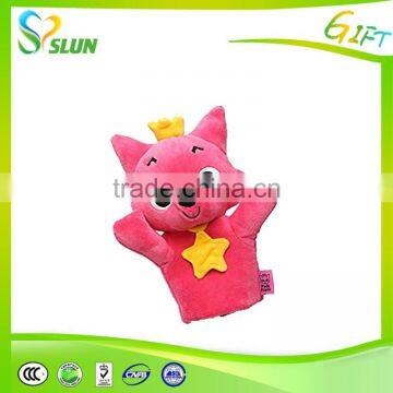 Customized monkey stuffed toys hand puppet for babies