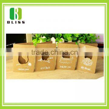 Factory Customized Newest Folding Cartoon Brochure Die Cut Print Invitation Lcd Video Greeting Card photo-6