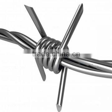 Hot dipped barbed wire/PVC barbed wire