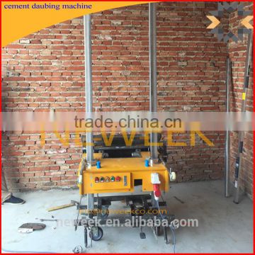 Neweek adjustable thickness with mortar pump buildings indoor wall lime powder dry-mixed mortar cement daubing machine