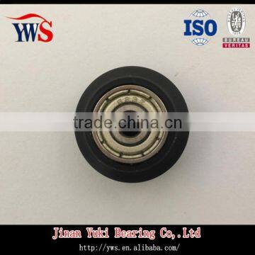 Black Coated Dual V-groove Small Bearing for 1515 Extrusion photo-3