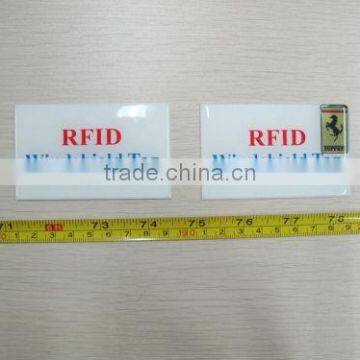 860~960MHz Passive RFID Printing Design with Custom Logo Printing on Windshield Tags