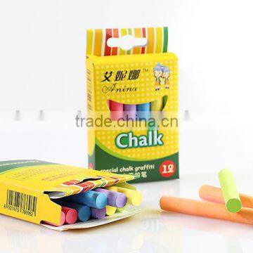 12 pcs Colorful eco friendly school chalk