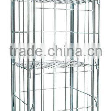 half gate opened style roll container for retail