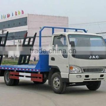 JAC Flat Bed Truck ,excavator transportation truck