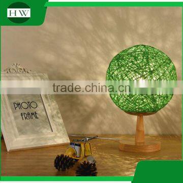 Wooden Decorative Garden Cane Twine Eye Protection Usb Rechargeable Dimmable Led Study Reading Desk Table Night Light Lamp photo-3