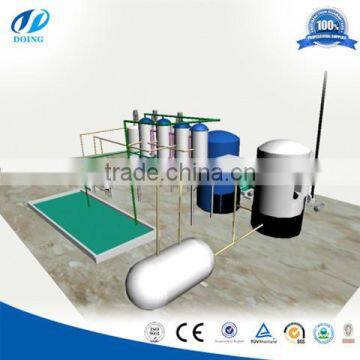 2016 New Design waste oil distillation machine for refining waste engine oil to diesel