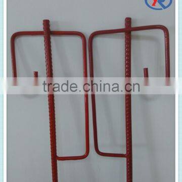 Red Painted Steel Picket Fence Post photo-3