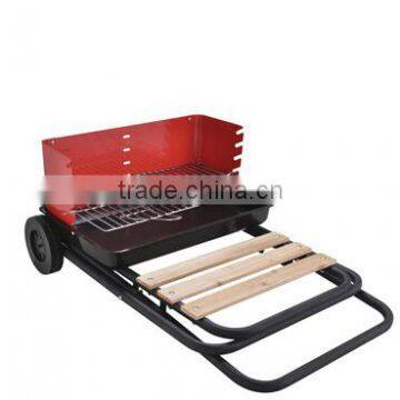 Outdoor Folding BBQ Grill Trolley photo-3