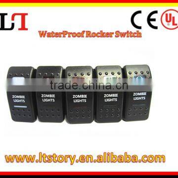 ROCKER SWITCH LED LIGHT DC12V DC24V FOR ATV/BOAT ETC.