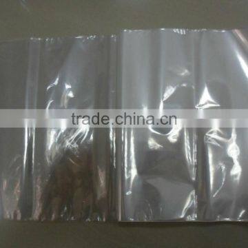 PE POF shrink film center folded single wound tube bags