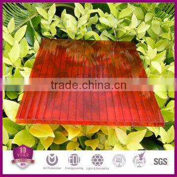 3mm 4mm 6mm 8mm 10mm 10 Years Warranty 2 Layers uv Coat Polycarbonate Sheet /PC Sun Sheet /Plexglass Sheets photo-3
