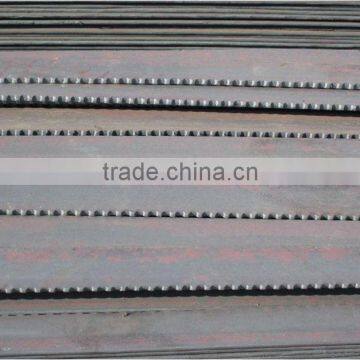 Galvanized tooth shape steel flat