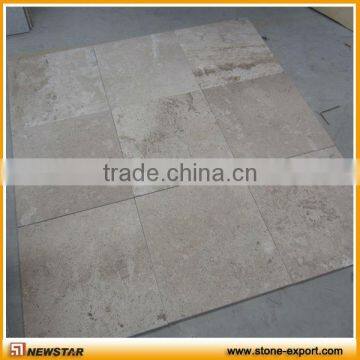 dark brown travertine tile