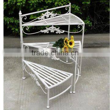 3-tier foldable simple line flower display stand