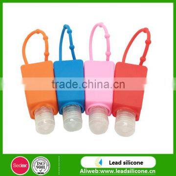 Siliocne Hand Sanitizer Silicone Holder with Plain colour