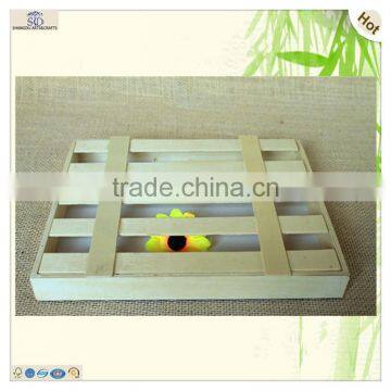 Personalized Rectangle Lid Lightweight Plywood Tray photo-2