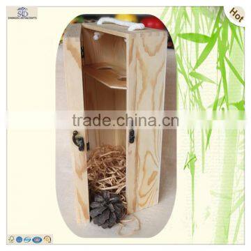Printed Logo Window Door House Shaped Wine Box photo-6