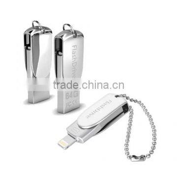 Newest Swivel OTG USB Flash Drive for IOS Device OTG USB Disk for IPhone 5 5s 6 Plus IPad Mini PC IOS photo-3