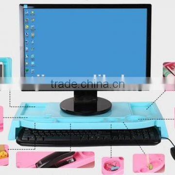 Adjustable Height Desktop Keyboard Storage Box photo-6