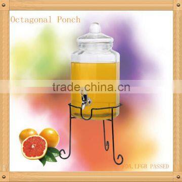 Transparent Glass Juice Dispensers With S/S Lid photo-4