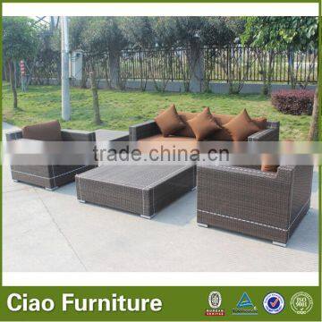 2016 Season Patio Wicker Furniture 4 Pcs Sectional Sofa Set photo-4