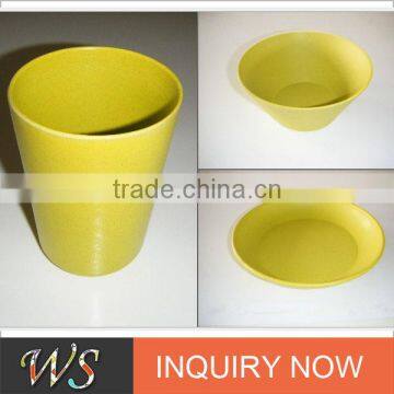 Biodegradable Eco Friendly Non-toxic Bamboo Fiber Bowl and Cup