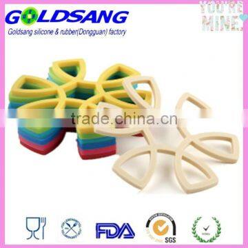 Non-slip Decorative Gift Heat Resistant Silicone Trivet Pot Stand photo-4