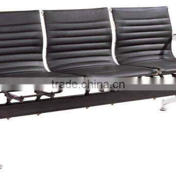 Cheap 3-seater Waiting Leather Chair Work Bench photo-2
