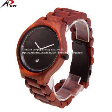 Wood and Mental 100% Man's Quartz Natural Wooden Watch