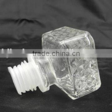 Square Vodka 1000ml Glass Jar With Glass Stopper photo-3