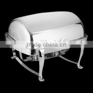 New 2 Pack of 8 Quart Stainless Steel Rectangular Chafing Dish Full Size photo-6