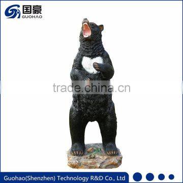 Home & garden decor fiberglass standing bear sculpture