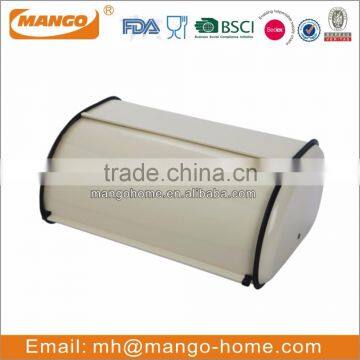 Popular Colorful Metal Roll Top Lid Bread Bin