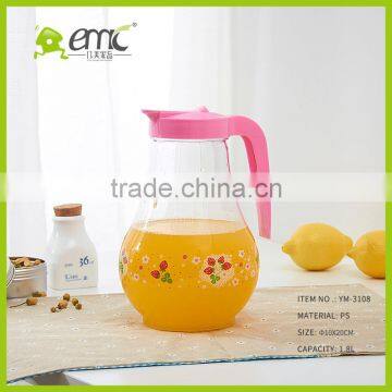 1.8L Plastic Water Pitchers, Plastic Water Pitchers With Lid, Plastic Water Pitcher for Sale photo-2