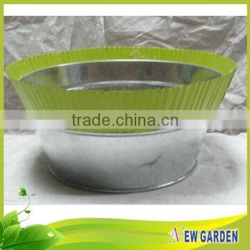 2015 Most Fashion Unique Shape Metal Flower Pots That Are Slanted photo-5