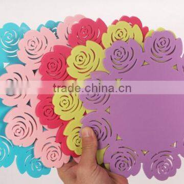 OEM Factory Price Fashion Good Popular Style Heat Insulation Pvc Coaster photo-2