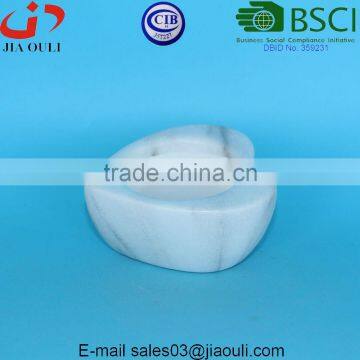 Popular Colour Marble Ceramic Heart Candle Holder photo-4