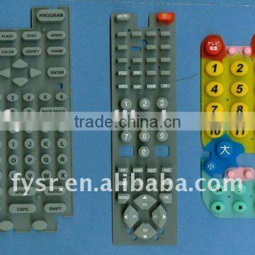 silicone keypad for tv remote control